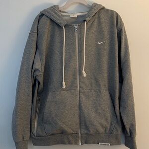 Nike Heather Gray Full-Zip Hoodie